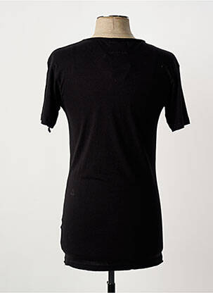 T-shirt coupe cintrée manches courtes noir ELEVEN PARIS homme