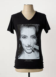 T-shirt coupe cintrée manches courtes noir ELEVEN PARIS homme