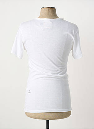 T-shirt coupe cintrée manches courtes blanc ELEVEN PARIS homme