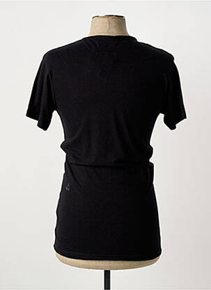 T-shirt coupe cintrée manches courtes noir ELEVEN PARIS homme