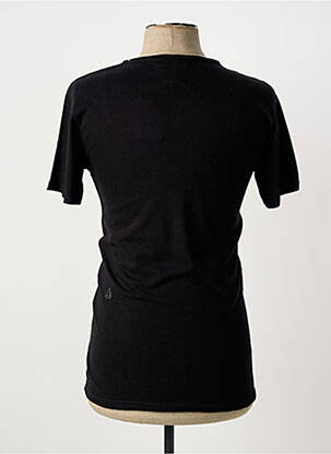 T-shirt coupe cintrée manches courtes noir ELEVEN PARIS homme