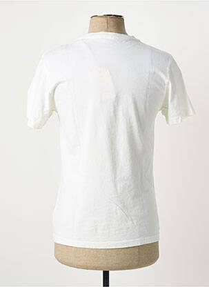T-shirt coupe cintrée manches courtes blanc CALIFORNIAN VINTAGE homme