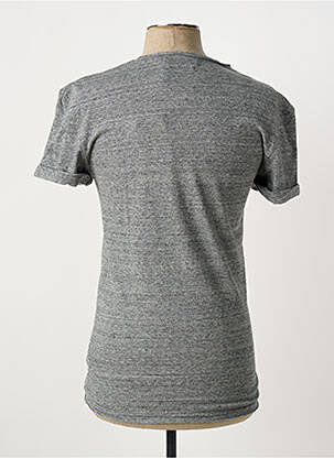 T-shirt coupe cintrée manches courtes gris ELEVEN PARIS homme