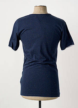 T-shirt coupe cintrée manches courtes bleu ELEVEN PARIS homme