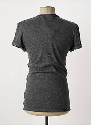 T-shirt coupe cintrée manches courtes gris ELEVEN PARIS homme