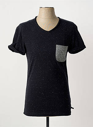 T-shirt coupe cintrée manches courtes noir ELEVEN PARIS homme