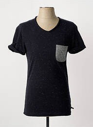 T-shirt coupe cintrée manches courtes noir ELEVEN PARIS homme