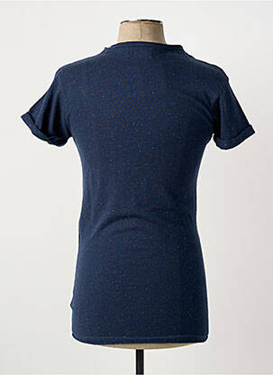 T-shirt coupe cintrée manches courtes bleu ELEVEN PARIS homme