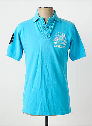 Polo bleu BEANDBE homme