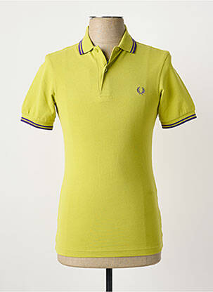 Polo vert FRED PERRY homme