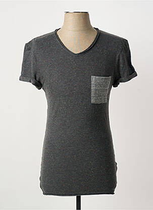 T-shirt gris ELEVEN PARIS homme