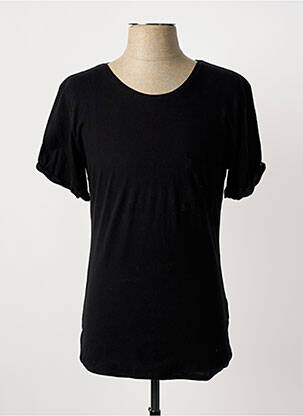 T-shirt noir ELEVEN COLORS homme