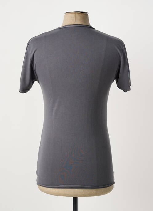 T-shirt coupe cintrée manches courtes gris ELEVEN COLORS homme