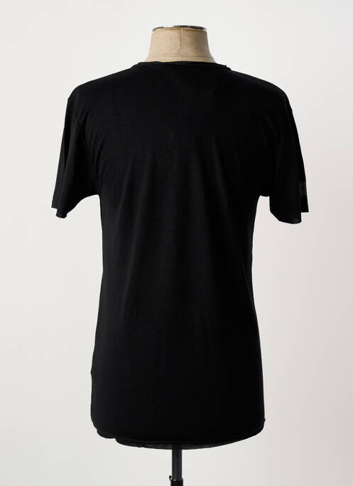 T-shirt coupe cintrée manches courtes noir ELEVEN COLORS homme