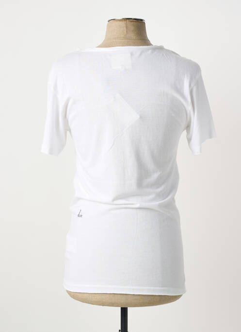 T-shirt coupe cintrée manches courtes blanc ELEVEN PARIS homme
