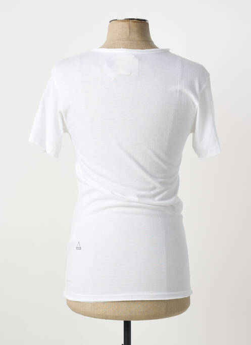 T-shirt coupe cintrée manches courtes blanc ELEVEN PARIS homme