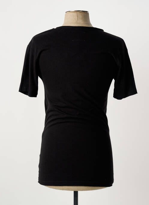 T-shirt coupe cintrée manches courtes noir ELEVEN PARIS homme