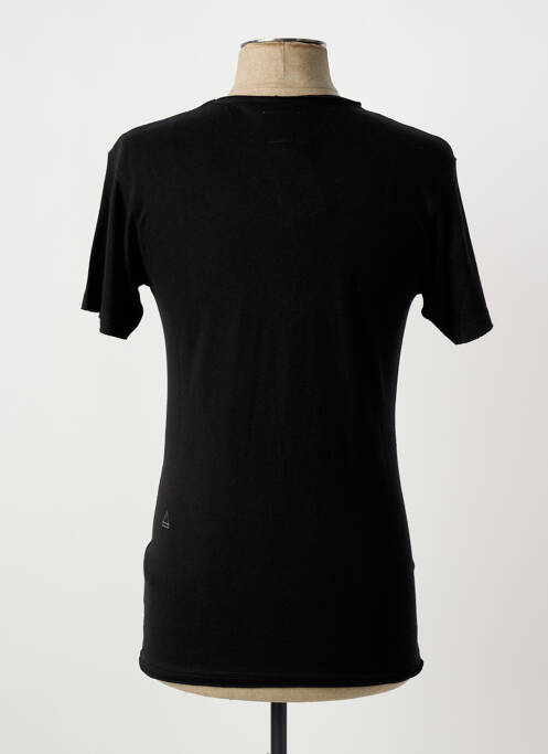 T-shirt coupe cintrée manches courtes noir ELEVEN PARIS homme