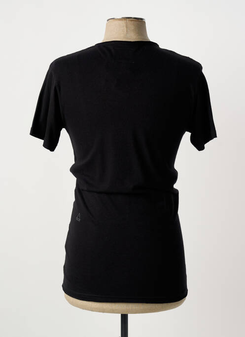 T-shirt coupe cintrée manches courtes noir ELEVEN PARIS homme