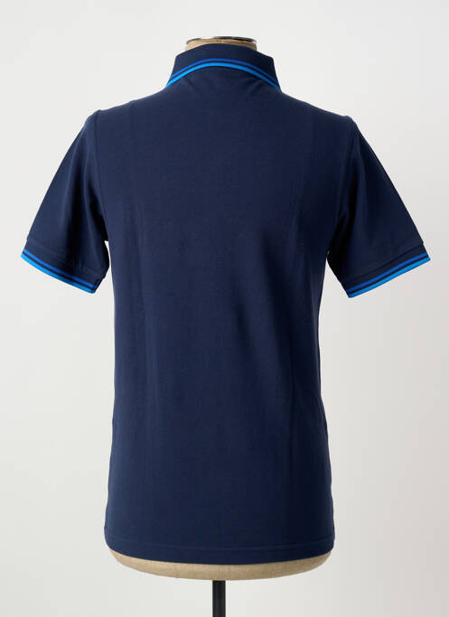 Polo coupe cintrée manches courtes bleu FRED PERRY homme