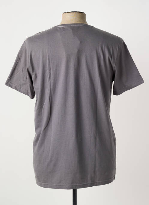 T-shirt coupe droite manches courtes gris LINDBERGH homme