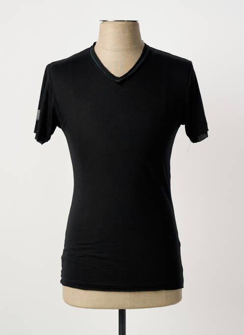 T-shirt noir ELEVEN PARIS homme