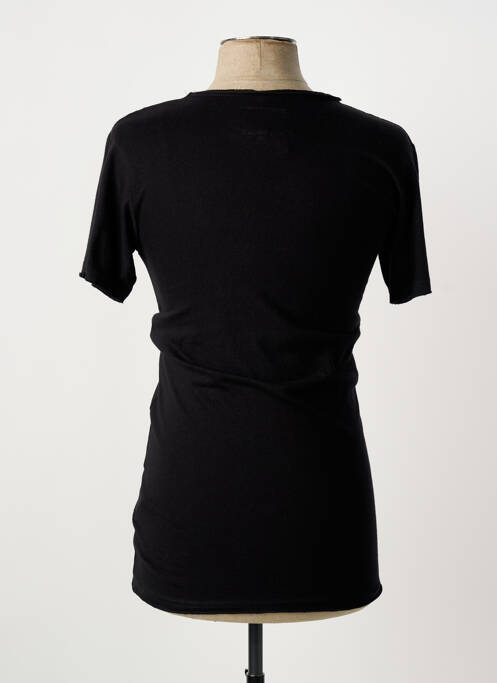 T-shirt noir ELEVEN PARIS homme