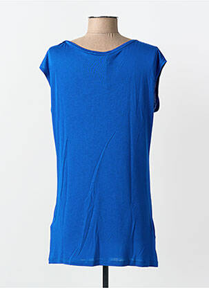 T-shirt sérigraphie manches courtes bleu SALSA femme
