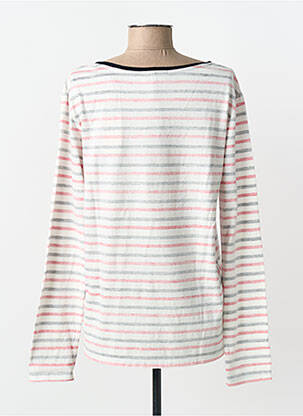T-shirt manches longues manches longues blanc SCOTCH & SODA femme