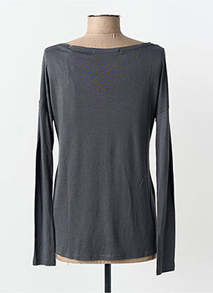 T-shirt manches longues manches longues gris GUESS femme