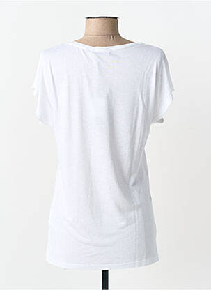 T-shirt sérigraphie manches courtes blanc SALSA femme