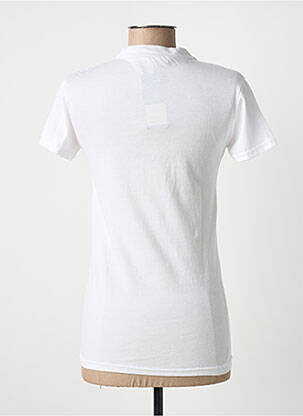T-shirt sérigraphie manches courtes blanc BE AND BE femme