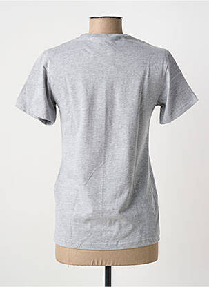 T-shirt sérigraphie manches courtes gris BE AND BE femme
