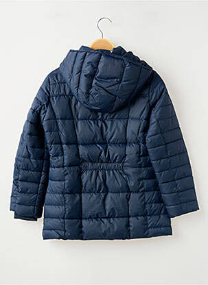 Doudoune poches a capuche bleu PEPE JEANS fille