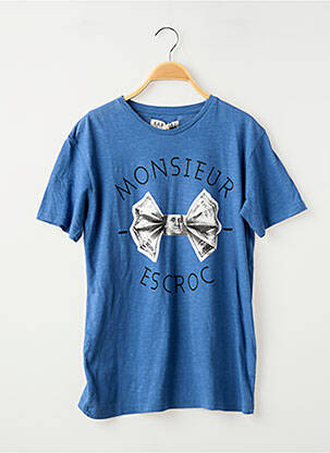 T-shirt stretch manches courtes bleu KAPORAL garcon