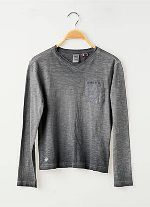 T-shirt manches longues manches longues gris JAPAN RAGS garçon