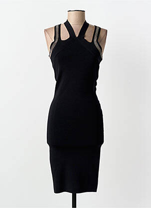 Robe mi-longue noir GUESS femme