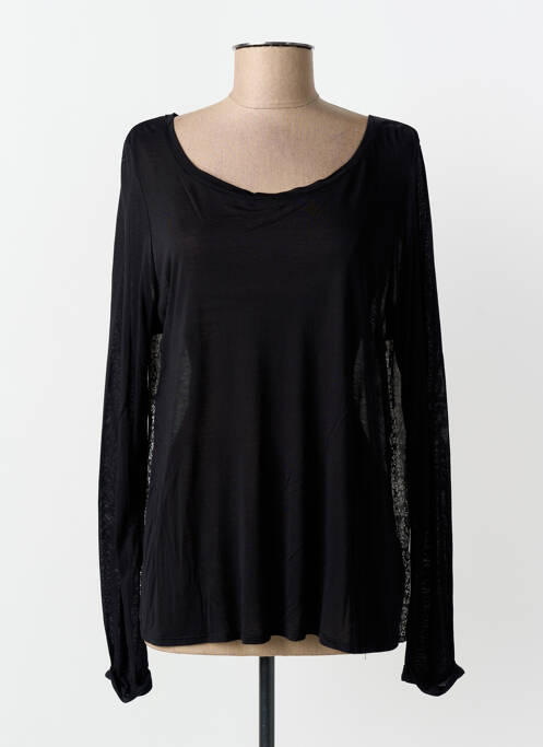 Top stretch manches longues noir MAISON SCOTCH femme