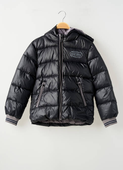 Doudoune manches longues a capuche noir PEPE JEANS garcon