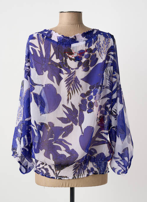 Blouse bleu DESIGUAL femme