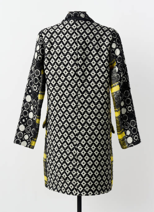 Manteau long noir DESIGUAL femme