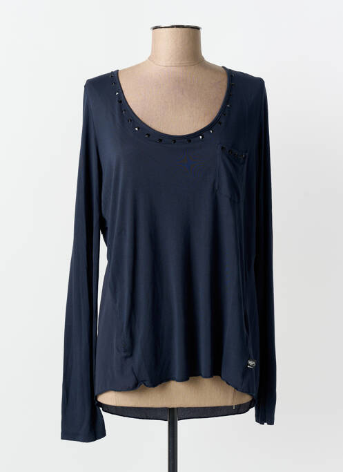 T-shirt bleu LE TEMPS DES CERISES femme