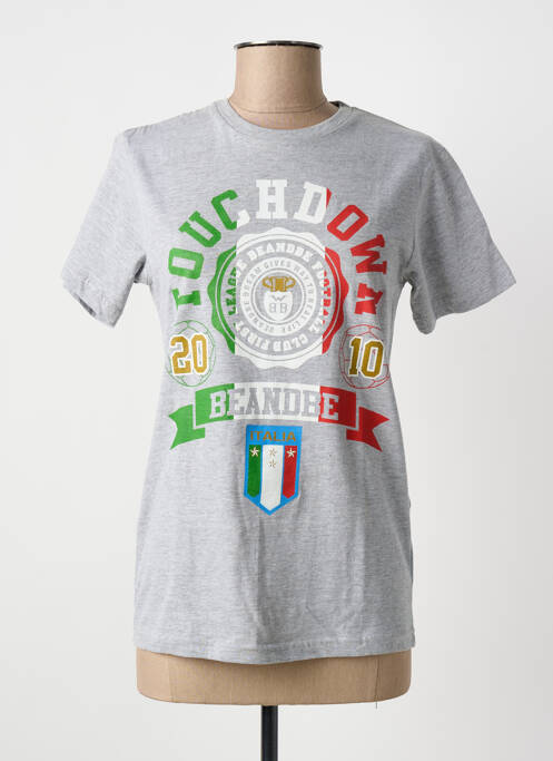 T-shirt gris BE AND BE femme