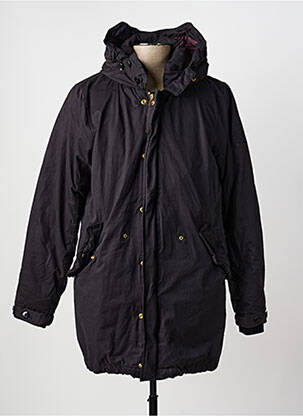 Parka finition intérieure doublure satiné a capuche noir SCOTCH & SODA homme