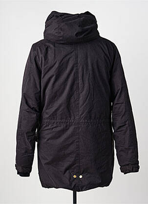 Parka finition intérieure doublure satiné a capuche noir SCOTCH & SODA homme