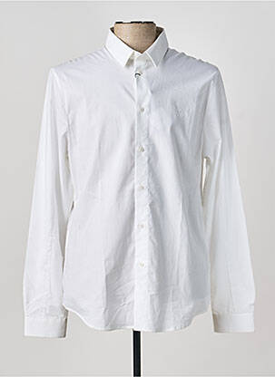 Chemise manches longues coupe cintrée blanc ELEVEN PARIS homme