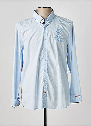 Chemise manches longues coupe cintrée bleu GAASTRA homme