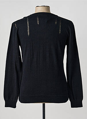 Pull stretch manches longues noir ELEVEN PARIS homme