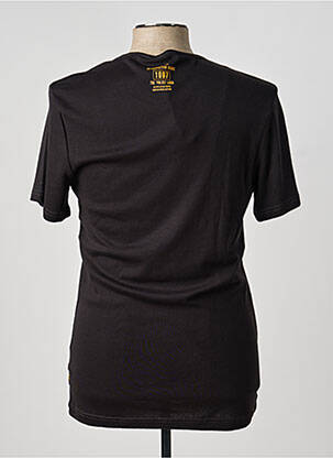 T-shirt broderie manches courtes noir G STAR homme