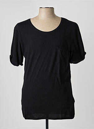 T-shirt coupe cintrée manches courtes noir ELEVEN PARIS homme